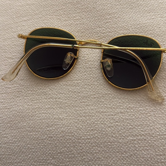 Ray-Ban Gold and Green Sunglasses with Case - Picture 3 of 5
